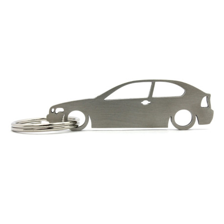 Car-Shapes keychains BMW 3 series E46 compact stainless steel keychain | race-shop.hu