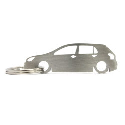 Toyota Corolla E12 5d stainless steel keychain
