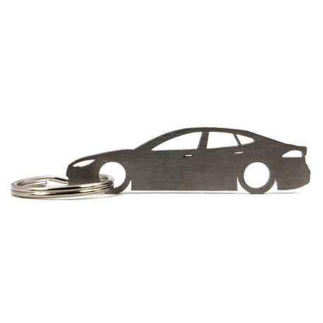 Car-Shapes keychains Tesla Model S stainless steel keychain | race-shop.hu