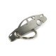 Car-Shapes keychains Tesla Model S stainless steel keychain | race-shop.hu
