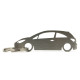 Car-Shapes keychains Opel Corsa E 3d stainless steel keychain | race-shop.hu