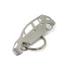 Car-Shapes keychains Opel Corsa E 5d stainless steel keychain | race-shop.hu