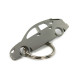 Car-Shapes keychains Ford Focus MK2 5d stainless steel keychain | race-shop.hu