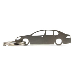 Skoda Superb MK2 limousine stainless steel keychain