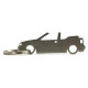 Car-Shapes keychains VW Volkswagen Golf MK3 cabrio stainless steel keychain | race-shop.hu