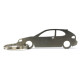 Car-Shapes keychains Daewoo Lanos 3d stainless steel keychain | race-shop.hu