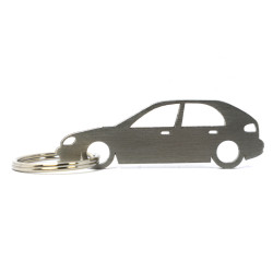 Daewoo Lanos 5d stainless steel keychain
