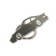 Car-Shapes keychains Porsche 911 993 stainless steel keychain | race-shop.hu