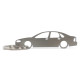 Car-Shapes keychains Volvo S80 MK1 sedan stainless steel keychain | race-shop.hu