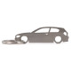 Car-Shapes keychains BMW 1 series E81 3d stainless steel keychain | race-shop.hu