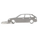 Car-Shapes keychains Opel Astra F 5d stainless steel keychain | race-shop.hu