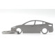 Car-Shapes keychains Tesla Model Y stainless steel keychain | race-shop.hu