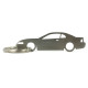 Car-Shapes keychains Ford Mustang IV gen. stainless steel keychain | race-shop.hu