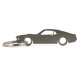 Car-Shapes keychains Ford Mustang 1969 Fastback stainless steel keychain | race-shop.hu