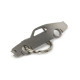Car-Shapes keychains Ford Mustang 1969 Fastback stainless steel keychain | race-shop.hu