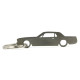 Car-Shapes keychains Ford Mustang 1965 stainless steel keychain | race-shop.hu