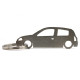 Car-Shapes keychains Renault Clio 2gen 3d stainless steel keychain | race-shop.hu