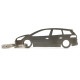 Car-Shapes keychains Renault Clio 4gen wagon stainless steel keychain | race-shop.hu
