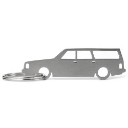 Volvo 240 wagon stainless steel keychain
