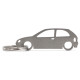 Car-Shapes keychains Opel Corsa B 3d stainless steel keychain | race-shop.hu