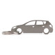 Car-Shapes keychains Kia Ceed Cee`d 5d stainless steel keychain | race-shop.hu