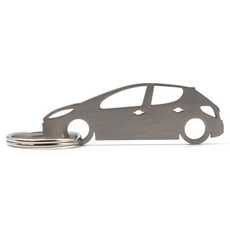 Car-Shapes keychains Peugeot 207 5d stainless steel keychain | race-shop.hu