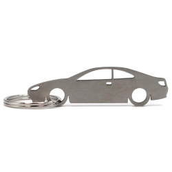 Peugeot 406 coupe stainless steel keychain