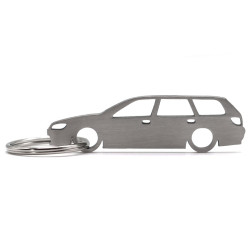 Peugeot 406 wagon stainless steel keychain