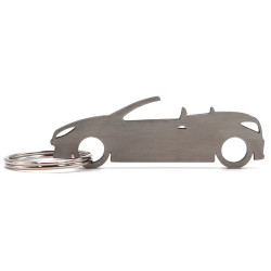 Peugeot 206 CC stainless steel keychain