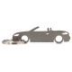 Car-Shapes keychains Audi TT 8J cabrio stainless steel keychain | race-shop.hu
