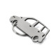 Car-Shapes keychains Fiat Multipla stainless steel keychain | race-shop.hu