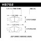 Fékbetétek HAWK performance Hawk Brake Pad HPS 5.0 HB702B.662 | race-shop.hu