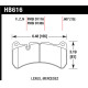 Fékbetétek HAWK performance HAWK Performance Ceramic első fékbetétek Mercedes-Benz CLK55 AMG/SLK55 AMG/CLK63 AMG és további modellekhez, HB616Z.607 | race-shop.hu