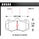 Fékbetétek HAWK performance Hawk Brake Pad ER-1 HB586D.660 | race-shop.hu