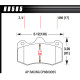 Fékbetétek HAWK performance Hawk Brake Pad Performance Ceramic HB585Z.660 | race-shop.hu