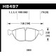 Fékbetétek HAWK performance Hawk Brake Pad HPS 5.0 HB497B.776 | race-shop.hu