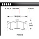 Fékbetétek HAWK performance Hawk Brake Pad DTC-60 (16 mm) HB483G.635 | race-shop.hu