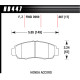 Fékbetétek HAWK performance Hawk Brake Pad HPS HB447F.667 | race-shop.hu