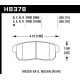 Fékbetétek HAWK performance Hawk Brake Pad HPS 5.0 HB378B.626 | race-shop.hu