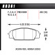Fékbetétek HAWK performance Hawk Brake Pad Performance Ceramic HB361Z.622 | race-shop.hu