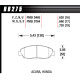 Fékbetétek HAWK performance Hawk Brake Pad DTC-60 (16 mm) HB275G.620 | race-shop.hu