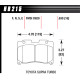 Fékbetétek HAWK performance Hawk Brake Pad HPS HB215F.630 | race-shop.hu