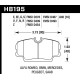 Fékbetétek HAWK performance Hawk Brake Pad HPS 5.0 HB195B.640 | race-shop.hu