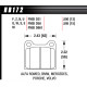 Fékbetétek HAWK performance Hawk Brake Pad HPS HB172F.595 | race-shop.hu