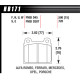 Fékbetétek HAWK performance Hawk Brake Pad DTC-70 (15 mm) HB171U.590 | race-shop.hu