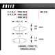 Fékbetétek HAWK performance Hawk Brake Pad ER-1 HB112D.540 | race-shop.hu