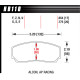 Fékbetétek HAWK performance Hawk Brake Pad DTC-70 (17 mm) HB110U.654 | race-shop.hu