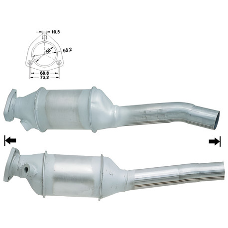 DPF és Magnaflow katalizátorok konkrét típushoz Magnaflow Katalizátor AUDI | race-shop.hu
