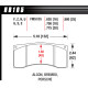 Fékbetétek HAWK performance Hawk Brake Pad DTC-60 (20 mm) HB105G.775 | race-shop.hu