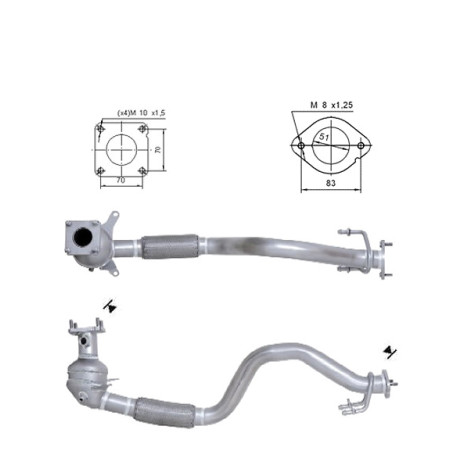 DPF és Magnaflow katalizátorok konkrét típushoz Magnaflow Katalizátor AUDI VOLKSWAGEN | race-shop.hu